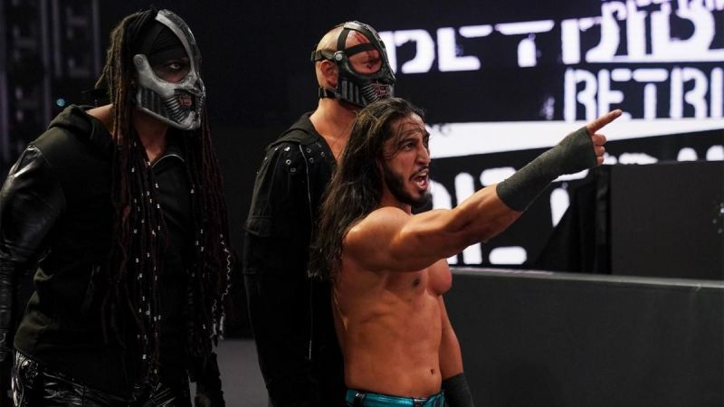 Did Mustafa Ali suddenly just become a member of RETRIBUTION?