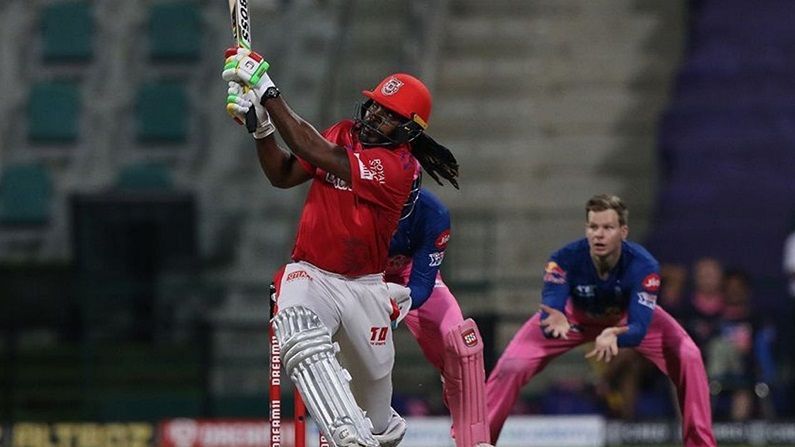 Chris Gayle's 99 went in vain as RR beat KXIP comfortably on Friday. (Image credits: kxip.in)