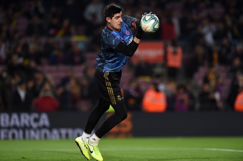 Real Madrid goalkeeper Thibaut Courtois