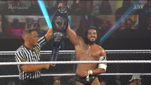 And still, the reigning NXT Cruiserweight Champion