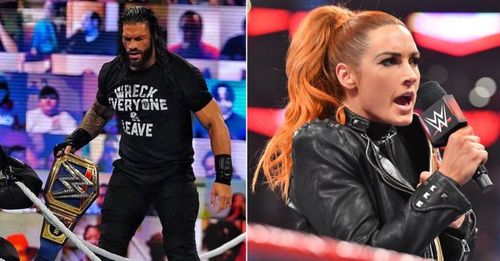 Roman Reigns and Becky Lynch