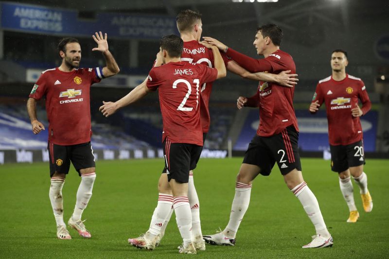 Manchester United beat Brighton 3-0 to progress to the quarter-finals of the 2020-21 Carabao Cup.