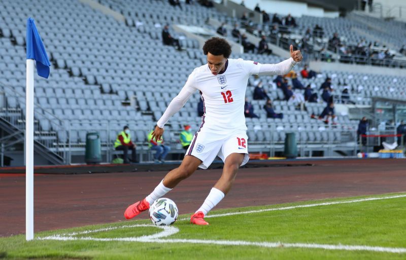 Alexander-Arnold in action for England