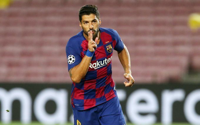 Luis Suarez&#039; scored 198 times in 283 games for Barcelona.