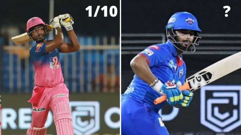 Rishabh Pant and Sanju Samson scored identically, and were poor for their respective teams.
