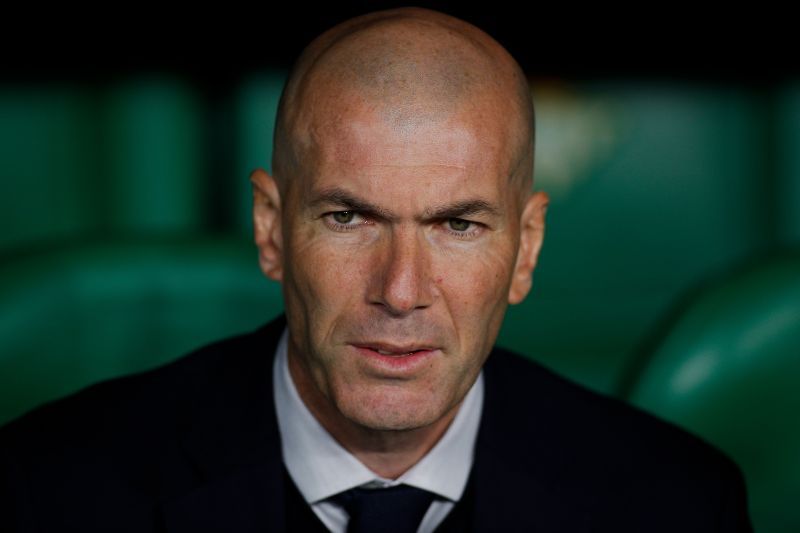 Real Madrid manager Zinedine Zidane could potentially be sacked