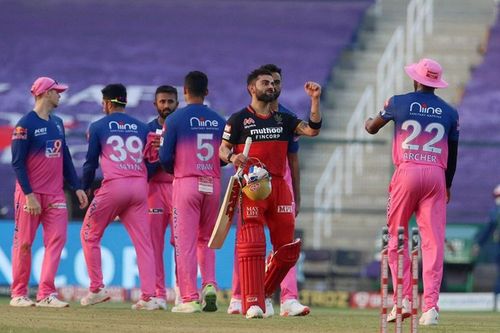 The Royal Challengers Bangalore beat the Rajasthan Royals in their first meeting of IPL 2020 (Image Credits: IPLT20.com)