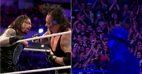 Roman Reigns and The Undertaker at WrestleMania 33