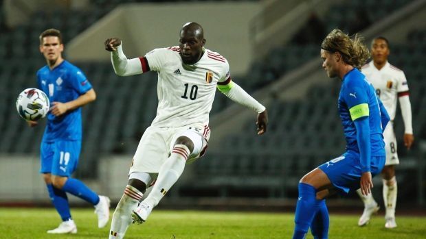 Romelu Lukaku scored for a second consecutive game for Belgium against Iceland