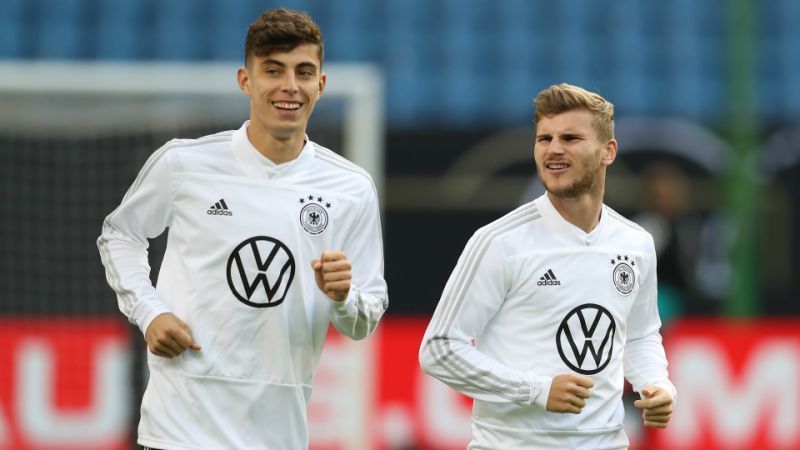 New signings Kai Havertz (left) and Timo Werner have opened their accounts for Chelsea.