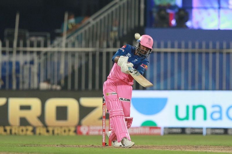 Rahul Tewatia was the only Rajasthan Royals batsman to put up a fight [P/C: iplt20.com]