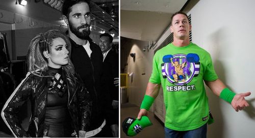 Becky Lynch and John Cena