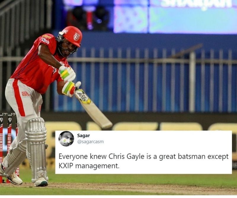 Chris Gayle scored a fifty on his IPL 2020 debut