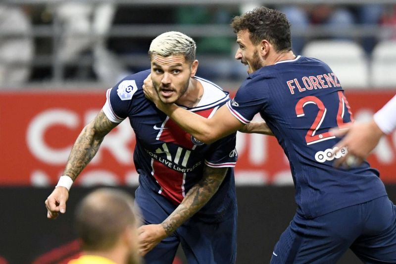 Paris St. Germain striker Mauro Icardi will be hoping to shoot down Angers this week