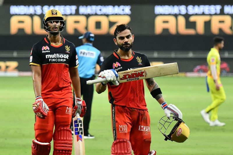 Virat Kohli(R) led from the front for RCB. (Image Credits: IPLT20.com)