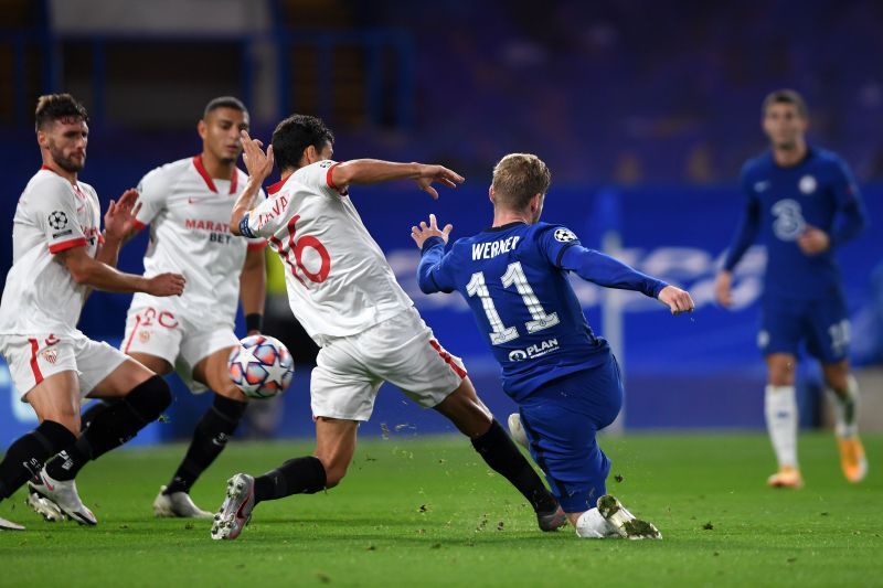 Chelsea FC v FC Sevilla: Group E - UEFA Champions League