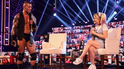 WWE Champion Randy Orton and Alexa Bliss