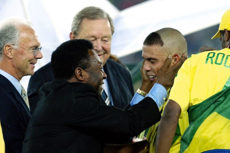 Pele and Ronaldo Nazario.