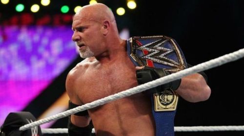 Goldberg as the WWE Universal Champion