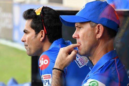 DC's coaching staff had no answers to their implosion on the field. [PC: iplt20.com]