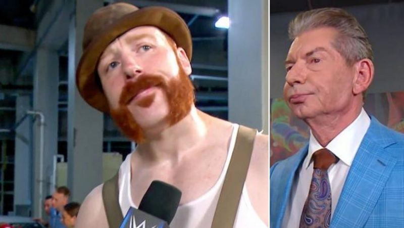 Sheamus and Vince McMahon