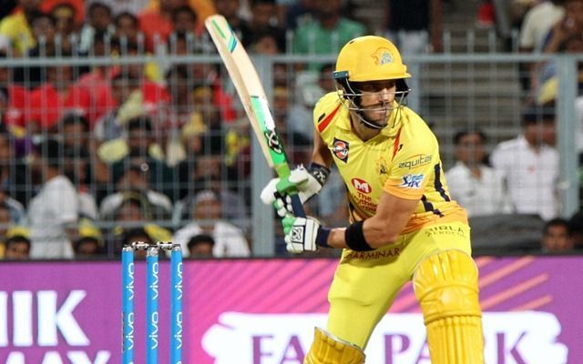 चेन्नई सुपर किंग्स के बल्लेबााज फाफ डू प्लेसी