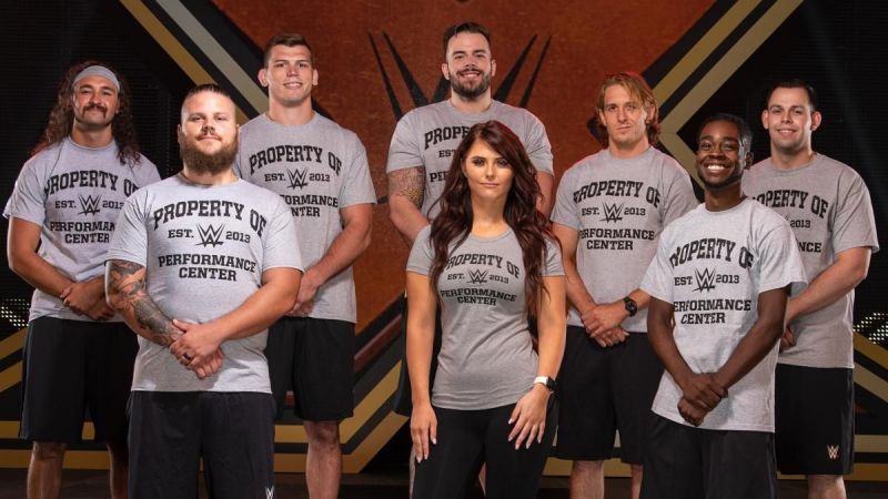 The newest batch of WWE Performance Center recruits