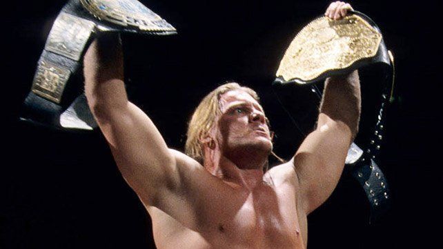 Jericho as the first-ever WWF Undisputed Champion