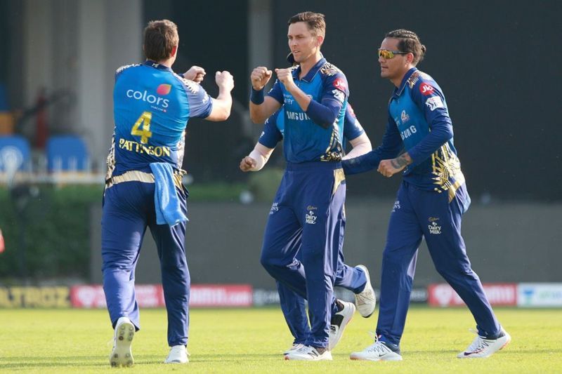 Trent Boult(C) bowled brilliantly against SRH. (Image Credits: IPLT20.com)