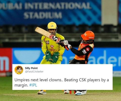 CSK's 20-run win over SRH sees controversy right at the end.