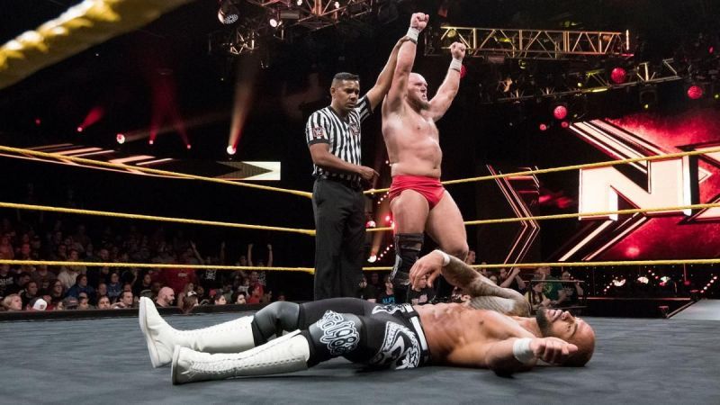 Lars Sullivan has defeated Ricochet in the past.