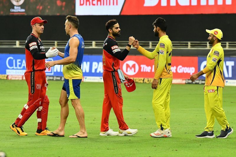 RCB and CSK featured in a high-voltage IPL 2020 clash