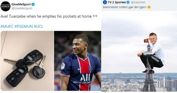 Twitter Reacts to Manchester United beating PSG