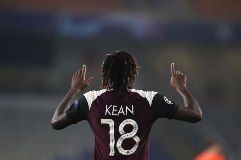 Moise Kean has scored four goals in four games for PSG this season