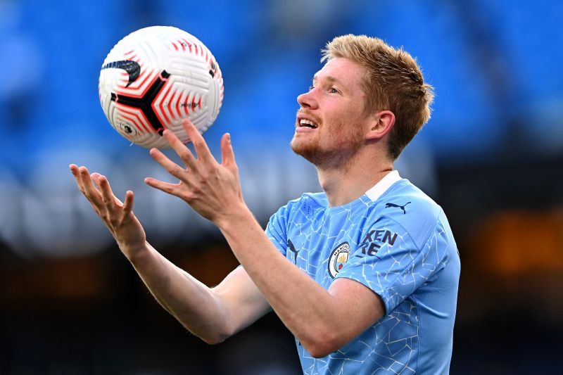 Kevin De Bruyne in action for Manchester City