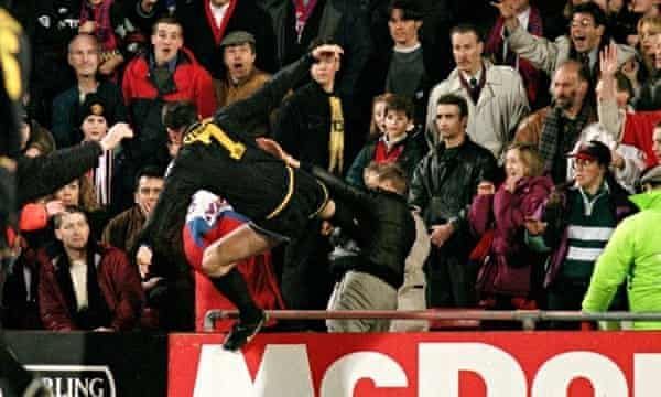 Eric Cantona&#039;s attack on a Crystal Palace fan etched his name into infamy.