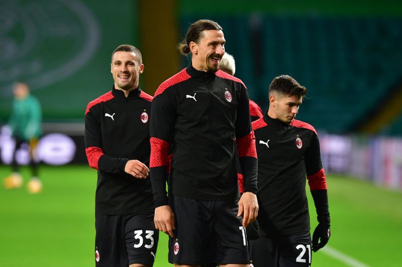 AC Milan striker Zlatan Ibrahimovic is ready to face Roma