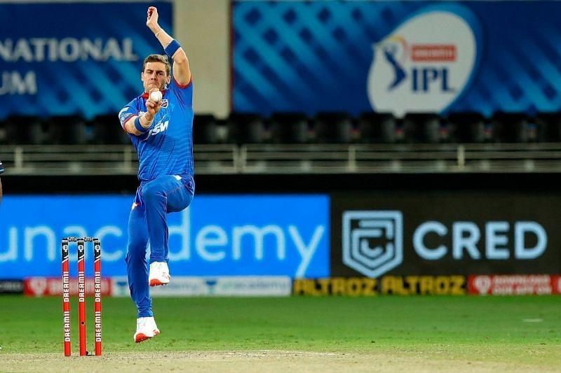 Anrich Nortje's pace has lit up the first half of IPL 2020. Pic: IPLT20.COM