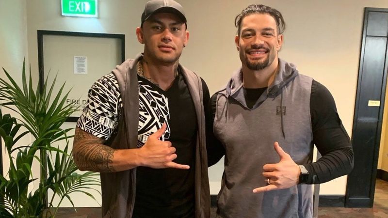 Daniel Vidot and Roman Reigns