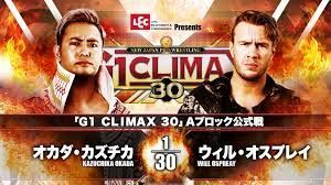 G1 Climax 30 Night 17 featured the A Block Finals with shocking results.