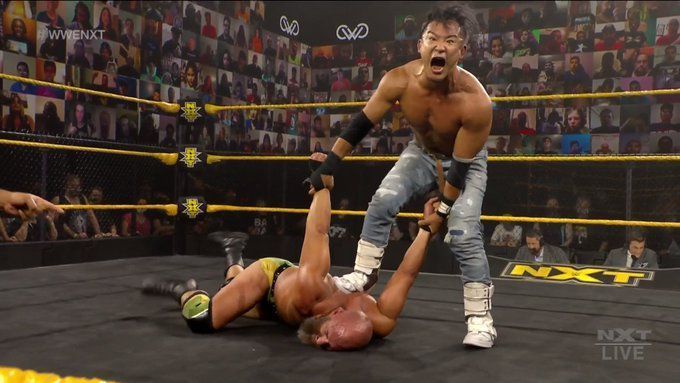 Kushida had the Psycho Killer of NXT on the ropes