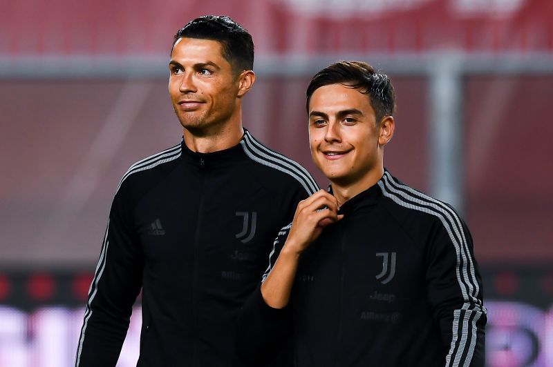 Juventus stars Ronaldo and Dybala