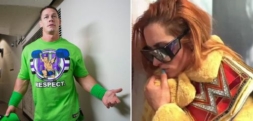 John Cena and Becky Lynch