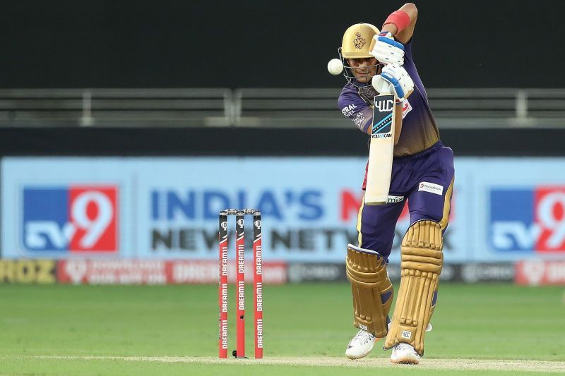 Shubman Gill in action for KKR