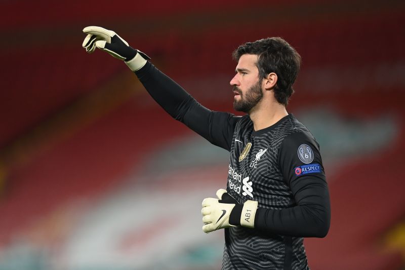 Alisson was hardly pleased with Pickford&#039;s challenge on van Dijk