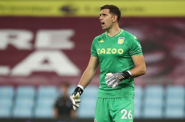 Martinez saved a penalty on his PL debut for Villa.