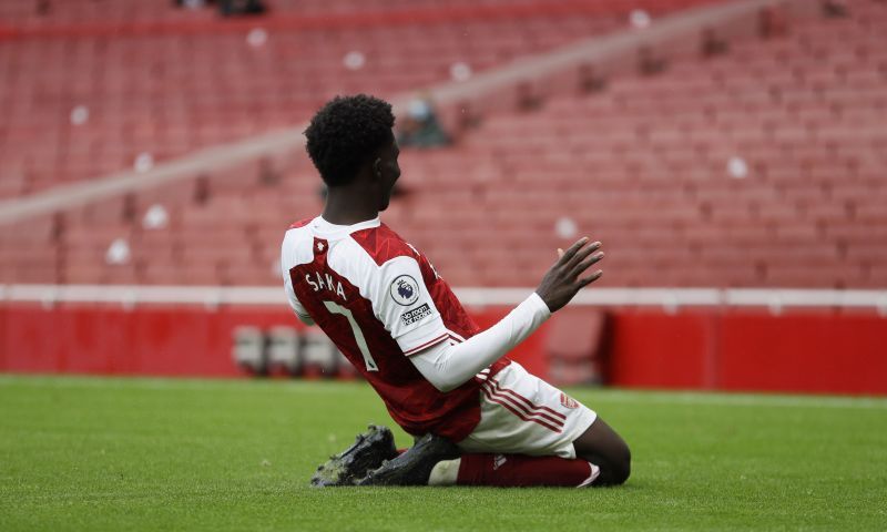 Bukayo Saka scored an excellent goal