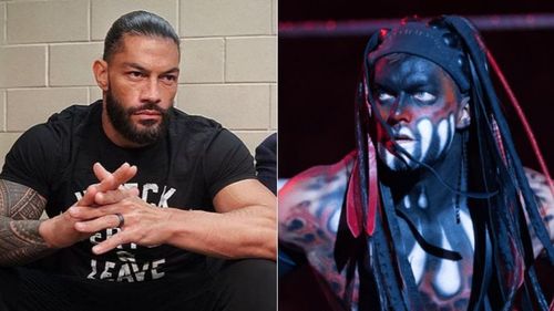 Roman Reigns (left); Finn Balor (right)