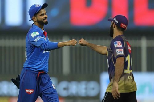 Shreyas Iyer had an excellent game, while his counterpart Dinesh Karthik didn't [PC: iplt20.com]