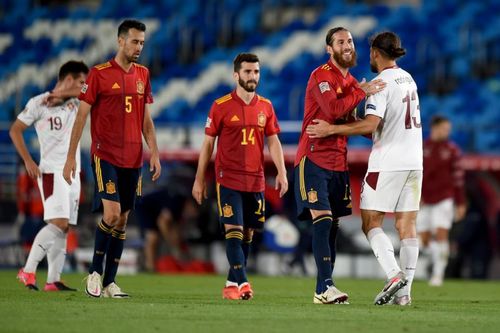 Spain defeated Switzerland in the UEFA Nations League